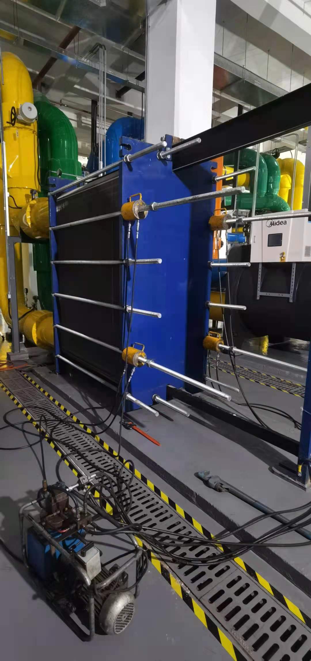 苏州移动数据大厦800m2换热器清洗服务